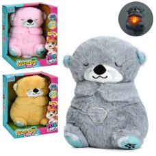 Нічник «Видра» 24 см музичний зі світлом та рухомими деталями, на батарейці, в асортименті, у коробці 20-27х15,5 см.