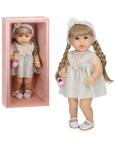 Лялька 55 см зі звуком, на батарейках, у коробці 60х29х17 см