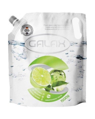 Мило рідке «Лайм» дойпак 1500 мл, ТМ GALAX