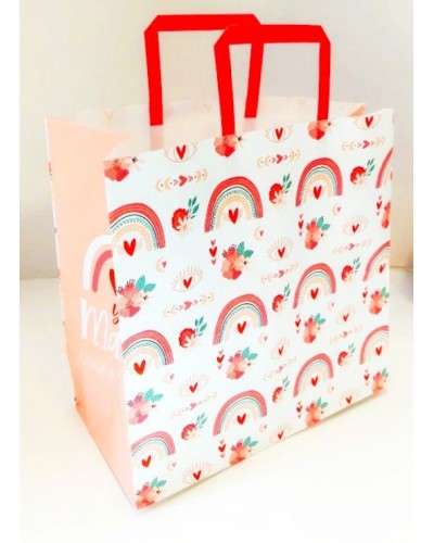 Пакет паперовий 32х15х30 см з ручками, ТМ Мандарин