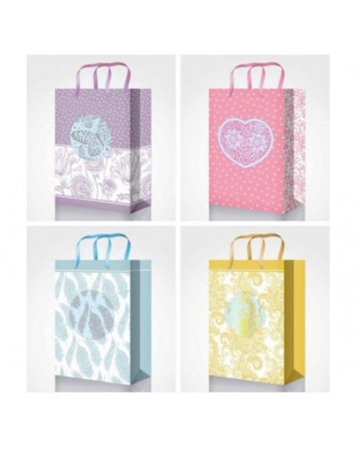 Пакет паперовий 25х39х8 см, в асортименті, ТМ Мандарин