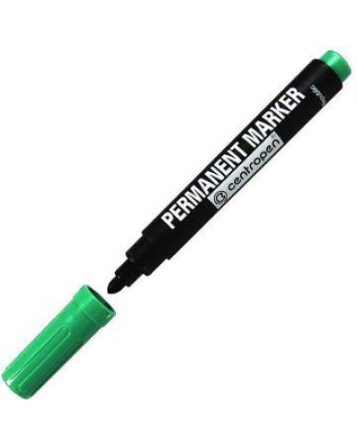 Маркер перманентний круглий 2,5 мм, зелений, ТМ Centropen