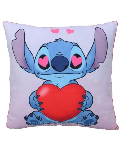 М`яка іграшка-подушка «1» 35х35 см, синя, ПП Копиця