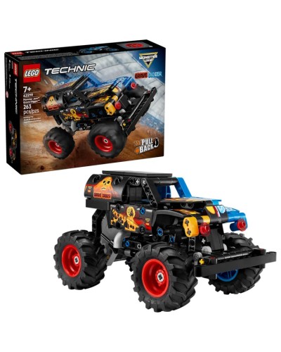 Конструктор «Monster Jam™ Grave Digger. Вогонь та лід» на 263 деталі, у коробці 26х7х19, ТМ Lego