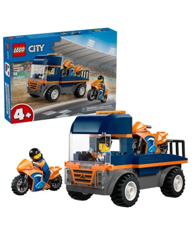 Конструктор «Транспортер мотоциклів» на 88 деталей, у коробці 26х5х19, ТМ Lego