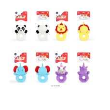 Брязкальце 25 см м'яке зі звуком, в асортименті, на планшетці 14х7х30 см