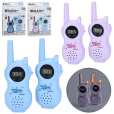 Набір з 2 рацій по 13 см зі світлом та електронним годинником, на батарейках, в асортименті, у коробці 16,5х26х4 см.