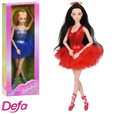 Лялька «DEFA Балерина» 29 см, шарнірна, в асортименті, у коробці 12х32х5 см