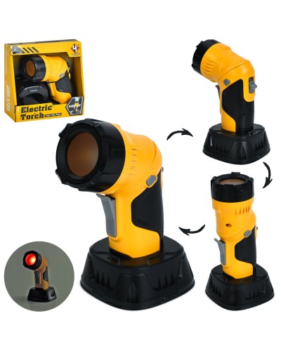 Ліхтарик з кольоровим світлом, на батарейках, у коробці 15,5х15х5 см