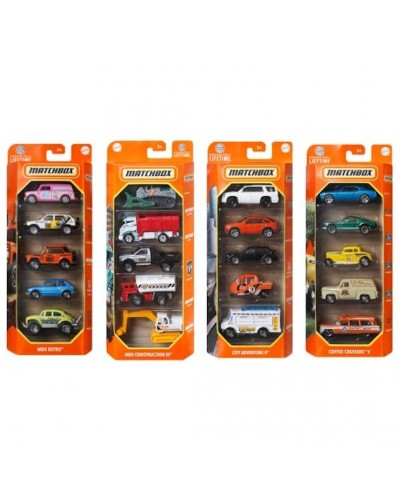 Подарунковий набір з 5 автомобілів, в асортименті, у коробці 27х11х5 см, Hot Wheels