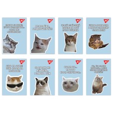 Блокнот «Щоденний настрій» А7 на 48 аркушів у клітинку з ламінованою обкладинкою, ТМ YES