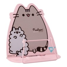 Підставка для книг «Pusheen» 16х17 см фігурна металева з вирізкою, ТМ Yes