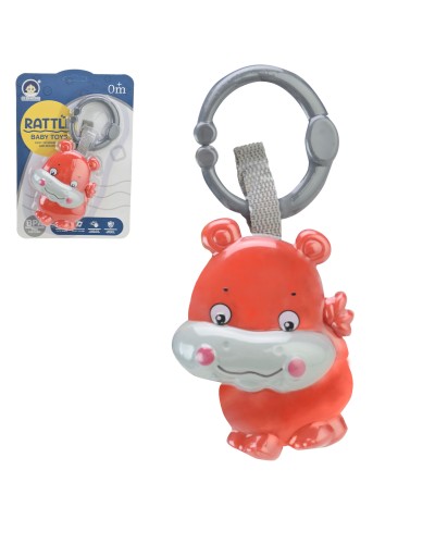 Брязкальце-підвіска «Бегемотик», на планшетці 14,5х3х21,5 см