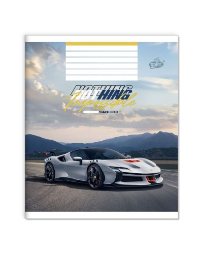 Зошит на 36 аркушів у лінію «За кермом мрії» №2681, ТМ Brisk