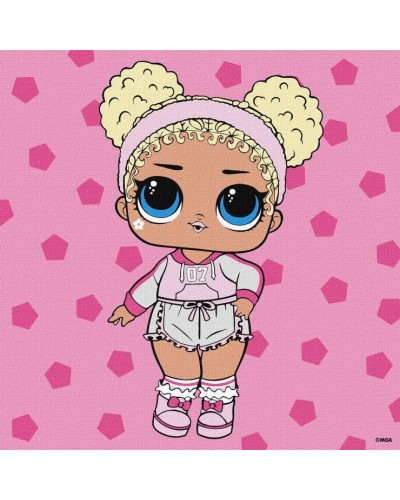 Картина за номерами «L.O.L Surprise! Game on. Flower Child» 25х25 см, ТМ Ідейка