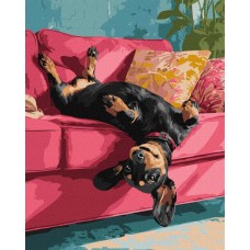 Картина за номерами «Диванне задоволення» 40х50 см, ТМ Ідейка