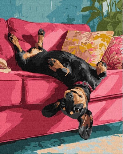 Картина за номерами «Диванне задоволення» 40х50 см, ТМ Ідейка