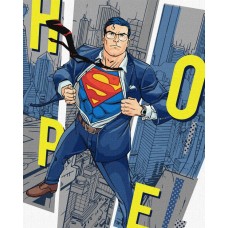 Картина за номерами «WB Superman: Hope» 40х50 см, ТМ Ідейка