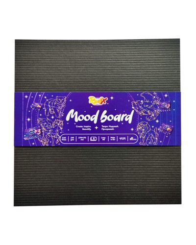 Лепорелло «Moodboard» 17х17 см з 6 аркушів 240 г/м2, Rudix
