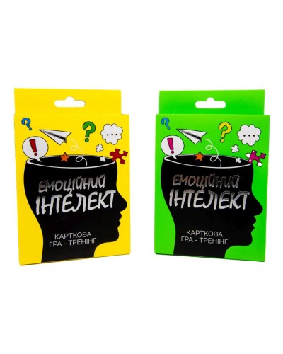 Гра настільна «Емоційний інтелект» на 49 карток, в асортименті, у коробці 14х9х2,5 см, ТМ Strateg