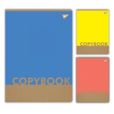 Канцелярська книга «Colours» на 48 аркушів у клітинку з ламінованою обкладинкою, в асортименті, ТМ Yes