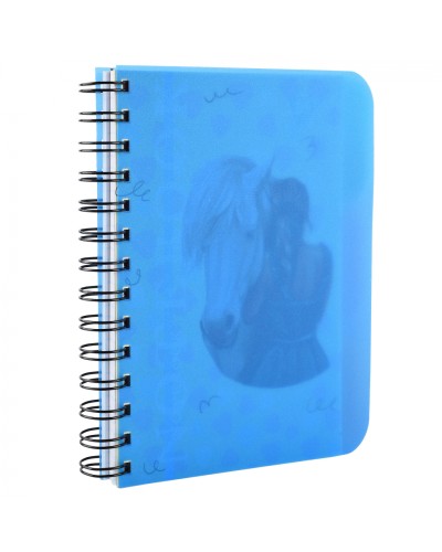 Блокнот з роздільниками «Friends forever» В6 на 144 аркуші у клітинку з пластиковою обкладинкою на спіралі збоку, ТМ Yes