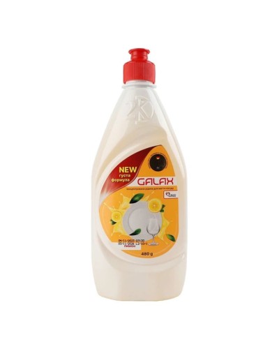 Засіб для миття посуду «Лимон» концентрований 480 г, GALAX