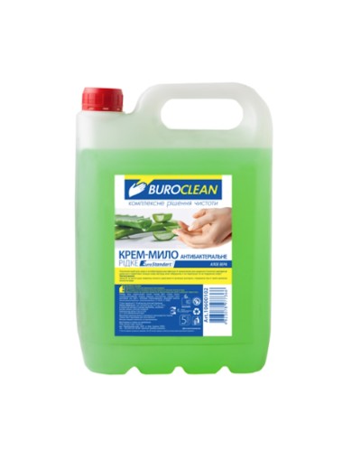 Крем-мило «Алое Вера» антибактеріальне 5 л, BuroClean