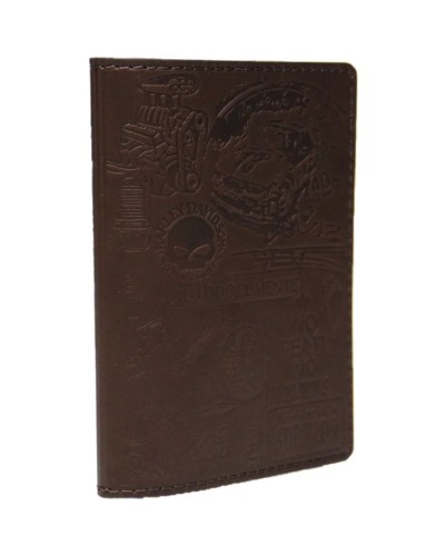 Обкладинка на автодокументи 13х9,5 см зі шкіри на 11 кишеньок, коричнева, Paul Jacobs