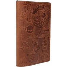 Обкладинка на автодокументи 13х9,5 см зі шкіри на 11 кишеньок, контік, Paul Jacobs