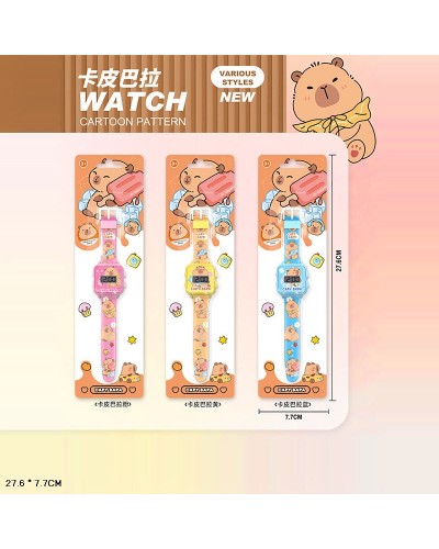 Дитячий годинник, в асортименті, на планшетці 27,6х7,7 см