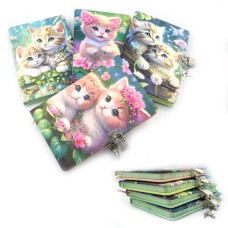 Блокнот «Кошенята» 13х19 см із замком, в асортименті, ТМ J.Otten