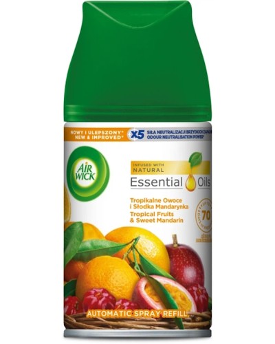 Змінний балон «Тропічні фрукти та солодкий мандарин» до автоматичного освіжувача AIRWICK 250 мл