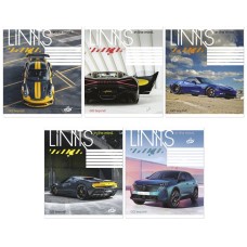 Зошит на 18 аркушів у лінію «Динаміка сталі» №2594, ТМ Brisk