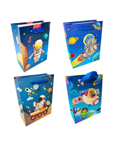 Пакет паперовий 31х12х41 см, в асортименті, TM Leader