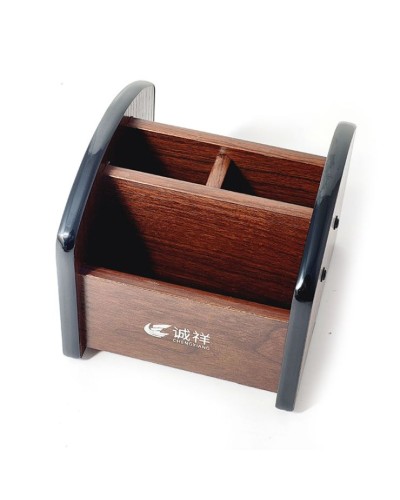 Органайзер для приладдя 11х11х11 см дерев'яний на 3 відділення, ТМ Leader