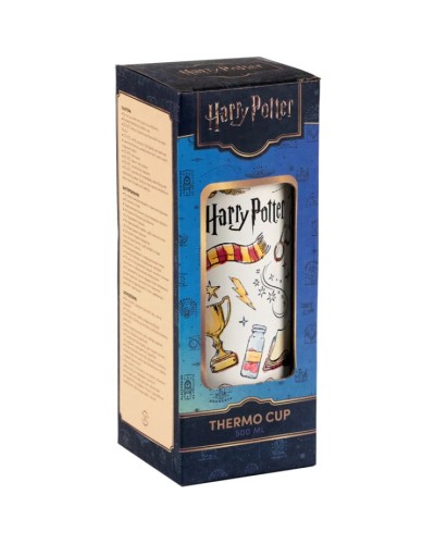 Термокружка «HP» 500 мл з трубочкою, ТМ Kite