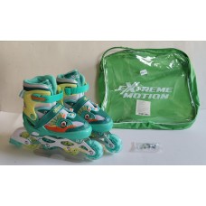 Ролики розміром 30-33 з колесами PU зі світяться, у сумці 38х7х31