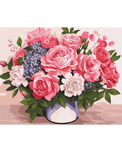 Картина за номерами «Квіткова краса» 40х50 см, ТМ Ідейка