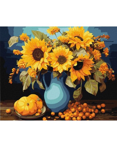 Картина за номерами «Соняшникова гармонія» 40х50 см, ТМ Ідейка