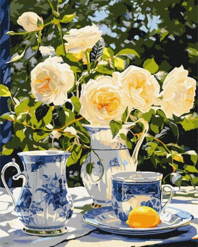 Картина за номерами «Елегантне чаювання» 40х50 см, ТМ Ідейка