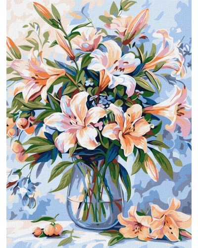 Картина за номерами «Квіткова поема» 30х40 см, ТМ Ідейка