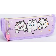 Пенал 21х4,5х7 см фіолетовий, ТМ Мандарин