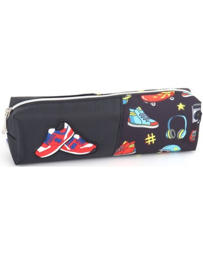 Пенал 21х4,5х6 см чорний, ТМ Мандарин