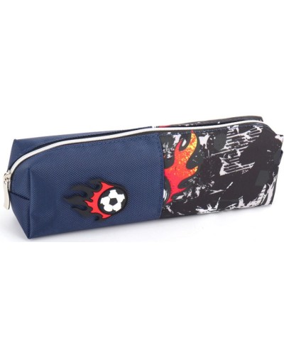 Пенал 21х4,5х6 см синій, ТМ Мандарин