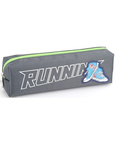 Пенал 21х4,5х6 см сірий, ТМ Мандарин