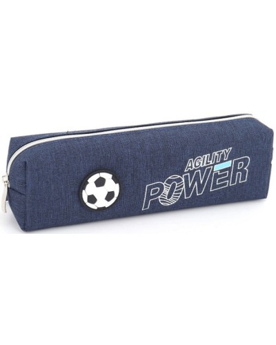 Пенал 21х4,5х6 см синій, ТМ Мандарин