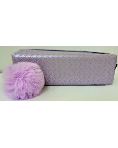 Пенал 21х4,5х6 см фіолетовий, ТМ Мандарин