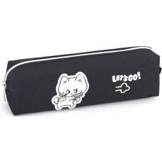 Пенал 21х4,5х6 см чорний, ТМ Мандарин