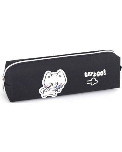 Пенал 21х4,5х6 см чорний, ТМ Мандарин